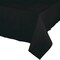 6/Case Bulk Black Velvet Paper Table Covers 54 inch x 108 inch